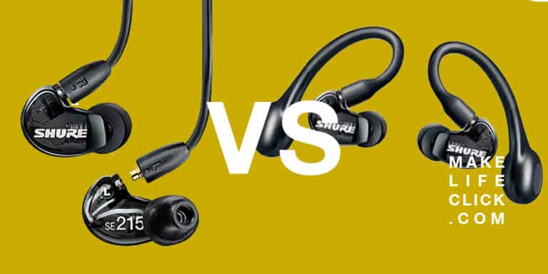 Shure Aonic 215 Wired Vs Se215 AONIC 215 Sound Isolating