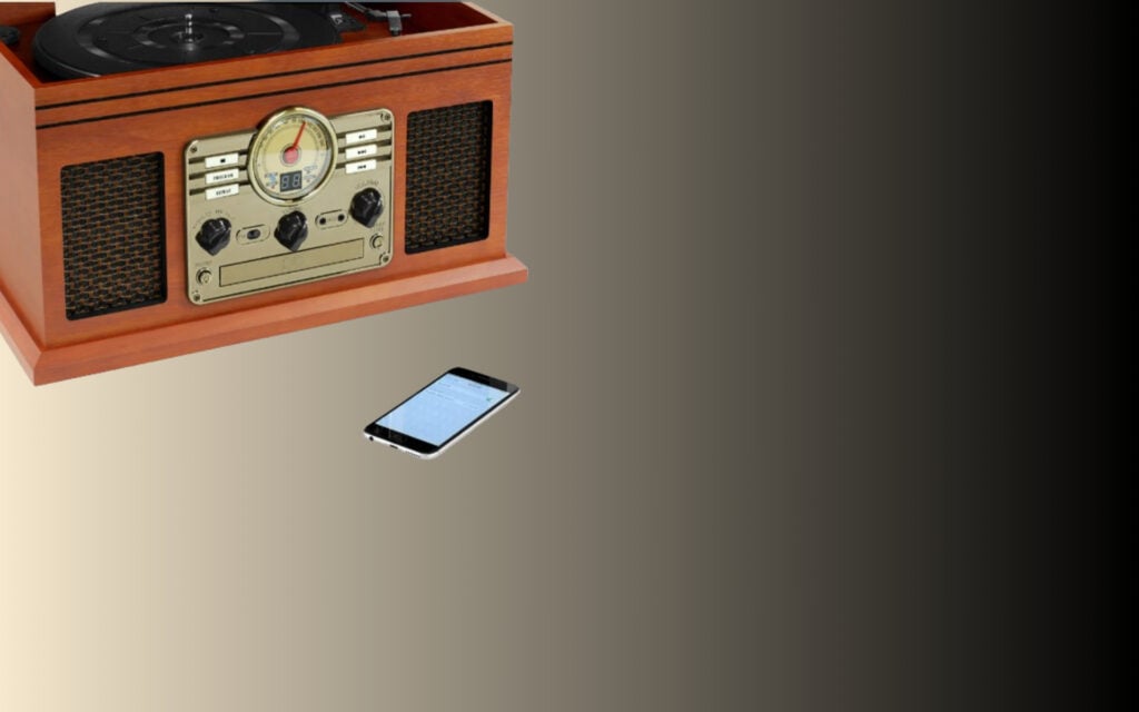 Victrola Nostalgic 6-in-1 Bluetooth Turntable Music Centre