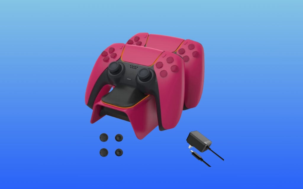 NexiGo PS5 Controller Charger with Thumb Grip Kit